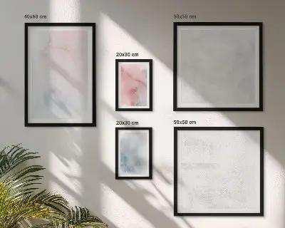 Pastel watercolor textures framed photo set