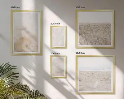 Set of 5 wall art pieces Pastel fashionable textures