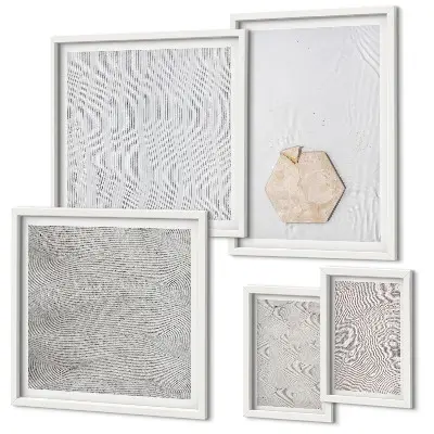 Gallery wall Light boho sand textures