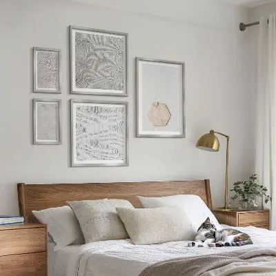 Gallery wall Light boho sand textures