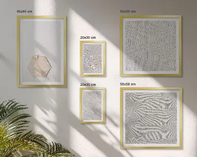 Gallery wall Light boho sand textures