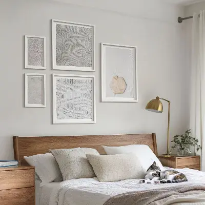 Gallery wall Light boho sand textures