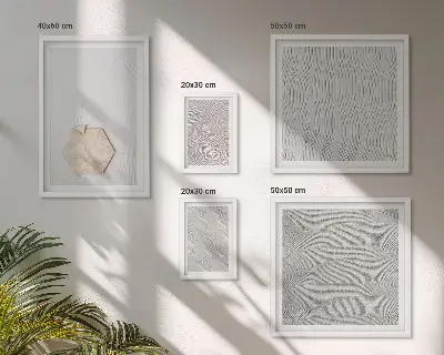 Gallery wall Light boho sand textures