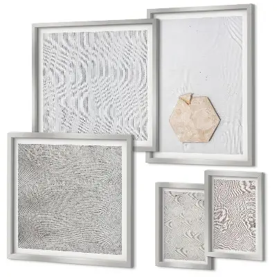 Gallery wall Light boho sand textures