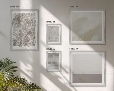 Industrial abstract patterns framed photo set