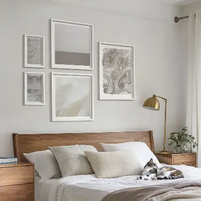 Framed photo set Industrial abstract patterns