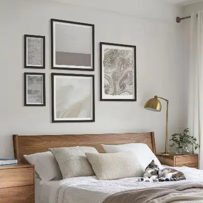 Framed photo set Industrial abstract patterns