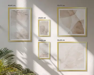 Gallery wall watercolor boho textures