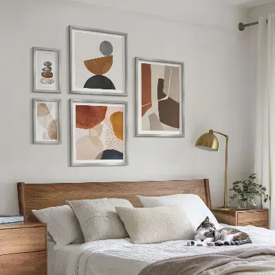 Framed photo set Abstract painting decorations