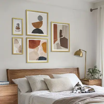 Framed photo set Abstract painting decorations