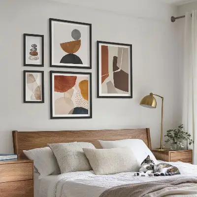 Framed photo set Abstract painting decorations