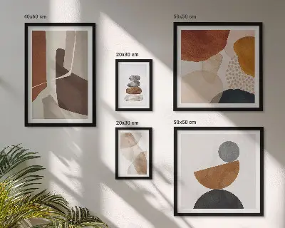 Framed photo set Abstract painting decorations