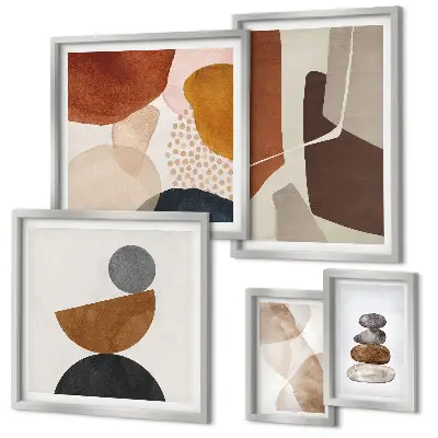 Framed photo set Abstract painting decorations