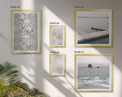Set of 5 wall art pieces Abstract design modern textures