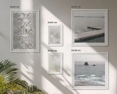 Set of 5 wall art pieces Abstract design modern textures
