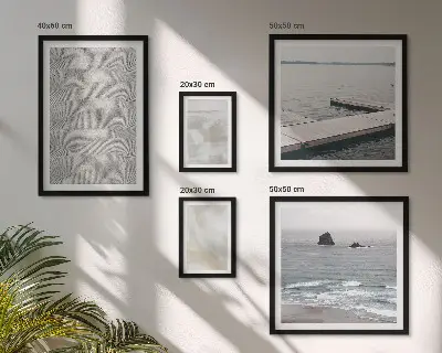Set of 5 wall art pieces Abstract design modern textures