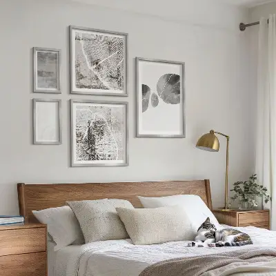 Gallery wall Abstract modern shapes