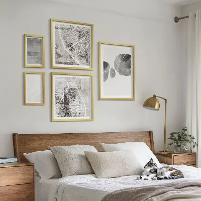 Gallery wall Abstract modern shapes