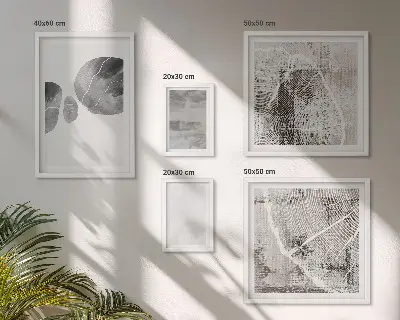 Gallery wall Abstract modern shapes