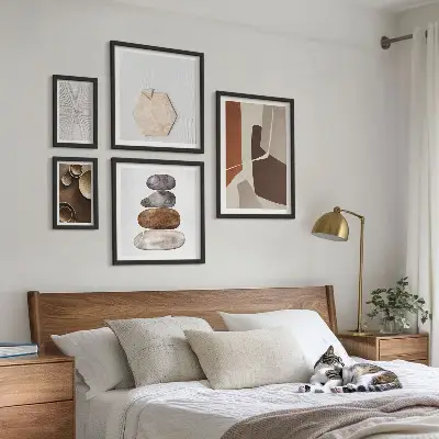 Gallery wall Textures modern art
