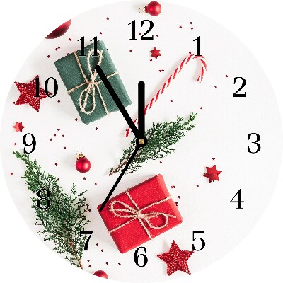 Glass Kitchen Clock Christmas Christmas Gift Confectionery