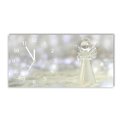Glass Wall Clock Holy Angel Glass Ornament