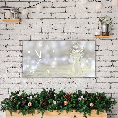 Glass Wall Clock Holy Angel Glass Ornament