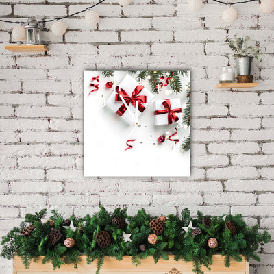 Glass Wall Clock Holy Christmas Gifts Twigs