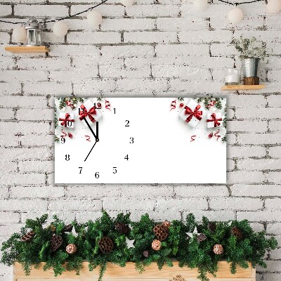 Glass Wall Clock Holy Christmas Gifts Twigs