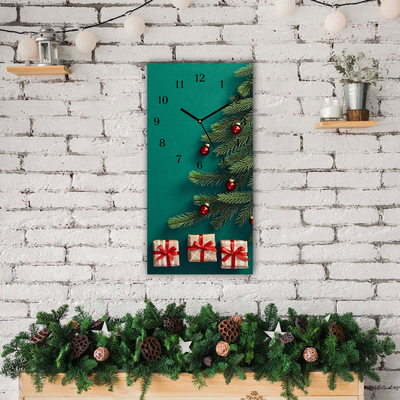 Glass Wall Clock Winter Holiday Christmas Gifts