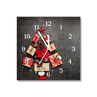 Glass Wall Clock Abstraction Christmas Gifts