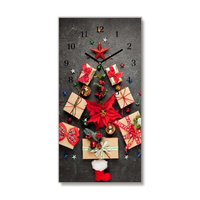 Glass Wall Clock Abstraction Christmas Gifts