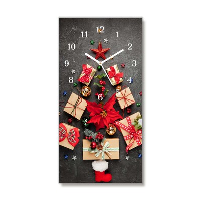 Glass Wall Clock Abstraction Christmas Gifts