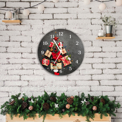 Glass Wall Clock Abstraction Christmas Gifts