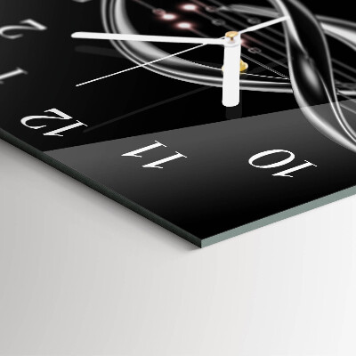 Square kitchen clock Abstraction