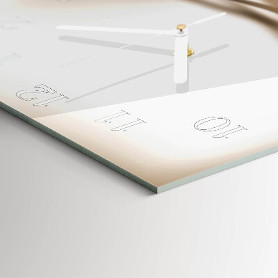 Square wall clock Abstract lines
