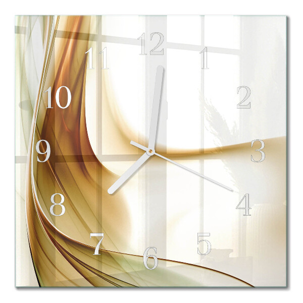 Glass clock square Abstraction