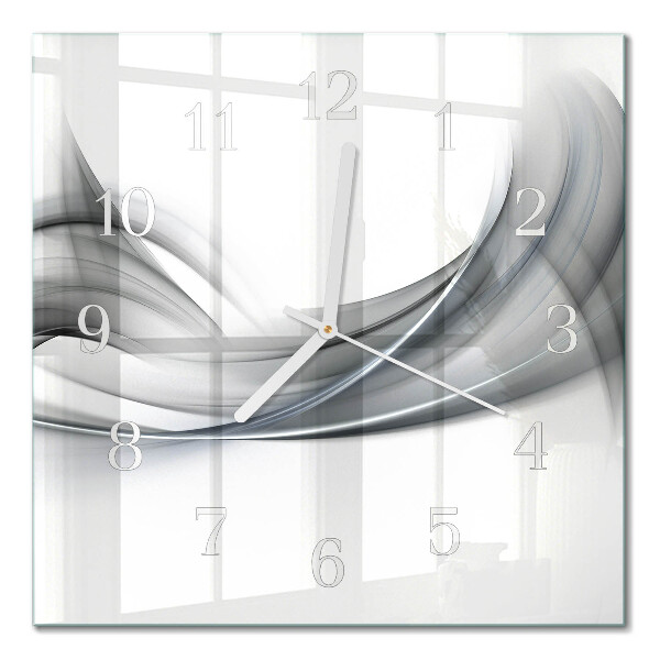 Square kitchen clock Abstraction