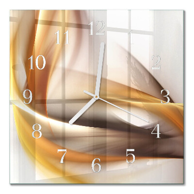 Glass clock square Abstraction