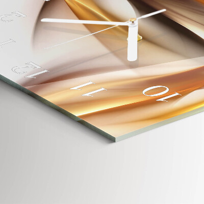 Glass clock square Abstraction