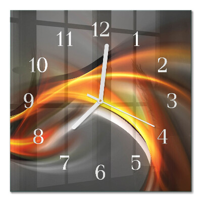 Square kitchen clock Abstraction