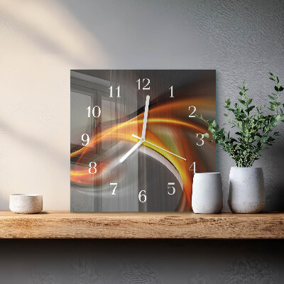 Square kitchen clock Abstraction