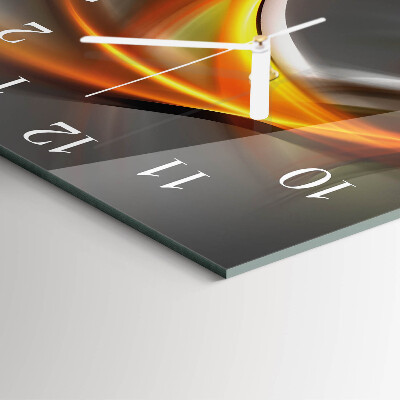 Square kitchen clock Abstraction