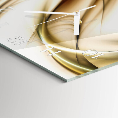 Glass clock square Abstraction