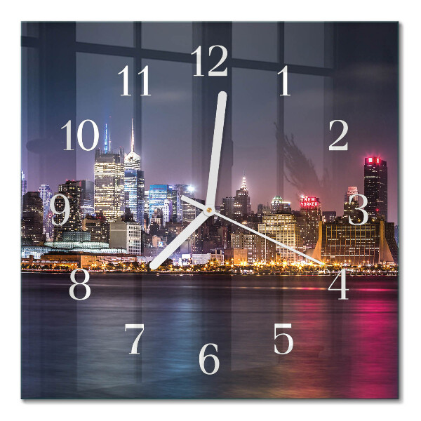 Square kitchen clock Horizon