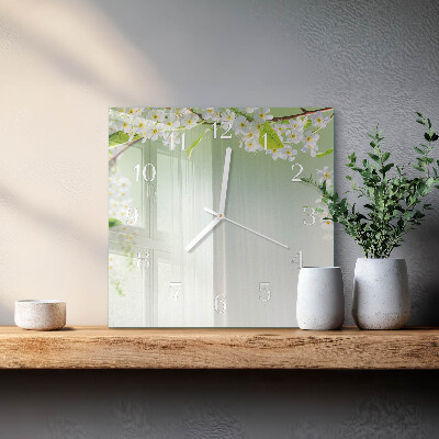 Square kitchen clock Spring
