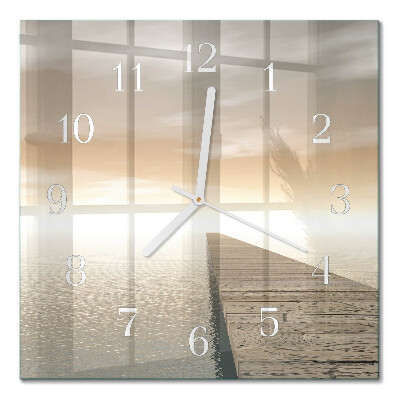 Square wall clock Pier