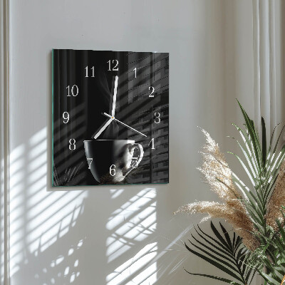 Square kitchen clock Mug