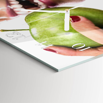 Square wall clock Apple