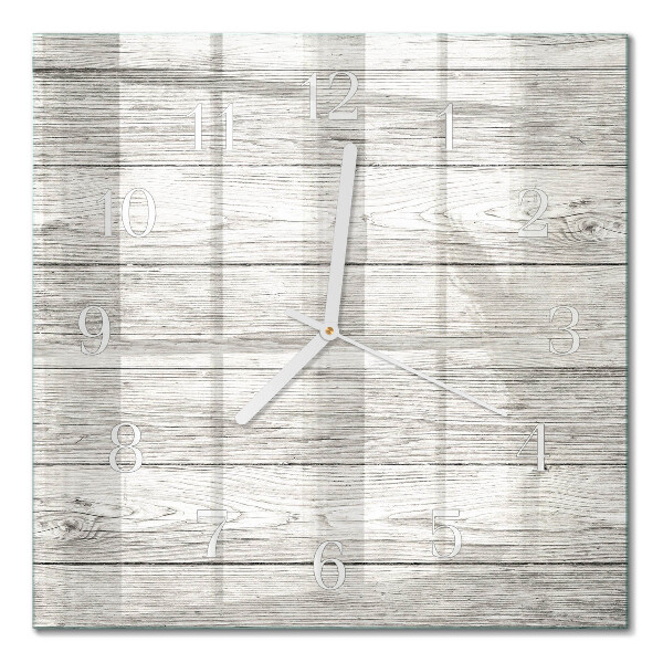 Square wall clock Gray boards